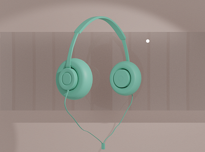 Headphones Wireless 3d blender graphic design headphones headphones wireless player