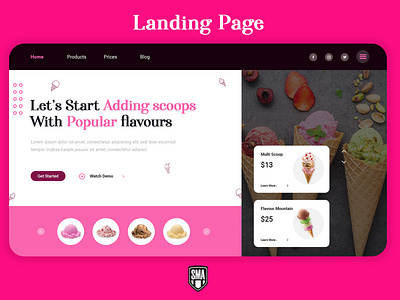 Landing Page | Ice Cream