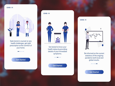 Covid 19 App concept