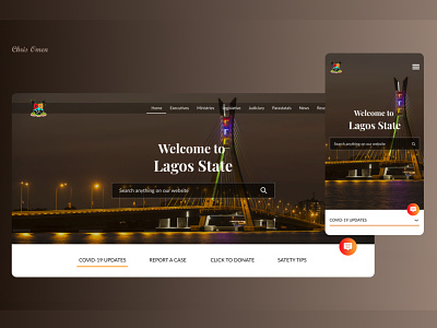 Website Landing page design ui ux web website