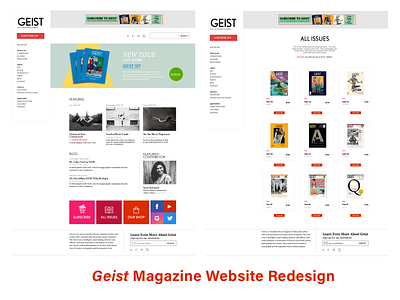Geist Website Redesign