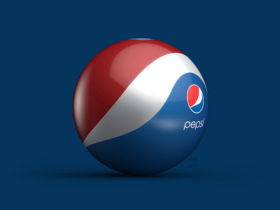 Pepsi Rubber Ball/Bottle