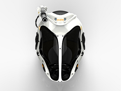 H-27X 3dart army cgi concept cyber doom futuristic helmet scifi starwars trooper