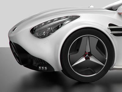 Mercedes-Benz Megalodon 3d art automotive beast car design cgi concept car hybrid megalodon mercedes mercedes-benz supercar