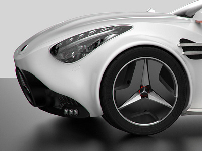Mercedes-Benz Megalodon 3d art automotive beast car design cgi concept car hybrid megalodon mercedes mercedes benz supercar
