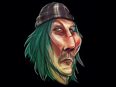 some dude character concept digital 2d digitaldrawing drawing dude gameart illustration portrait art wacom