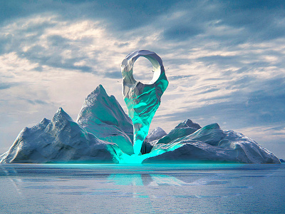 Chosen Island chosen concept art digital art fantasy ice illustration island landscape mystic stones