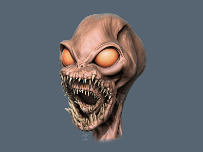 Creature 3d art beast cgi character concept creature digitalart game art monster sculpting zbrush