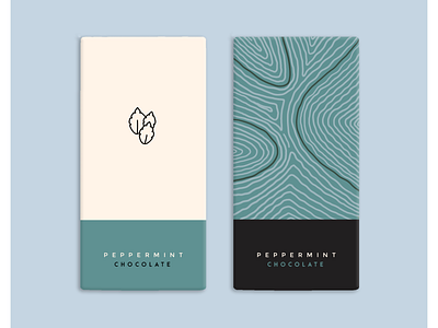 𝙎𝙀𝙇𝙁 𝙋𝙍𝘼𝘾𝙏𝙄𝘾𝙀 | Peppermint Chocolate Wraps chocolate illustrator design minimalism minimalistic portfoliowork selfpractice