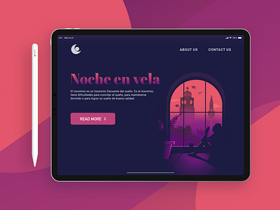 #DailyUI 003 - Insomnio