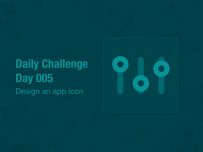 #DailyUI 005 - Icon