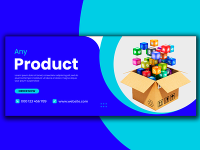 simple banner design for any product