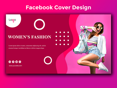 Facebook Cover Design for women's fashion banner banner ad design facebook cover fashion fashion banner fashion branding fashion design illustrator photoshop social media design