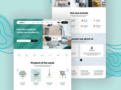 Ecommerce Retail Shop - RetailHut branding ecommerce graphic design icon retail shop shop typography ui