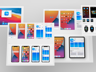 iOS 14 App Icon Template Freebie for Sketch