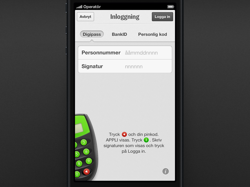 Seb Login By Max Rudberg For Bontouch On Dribbble
