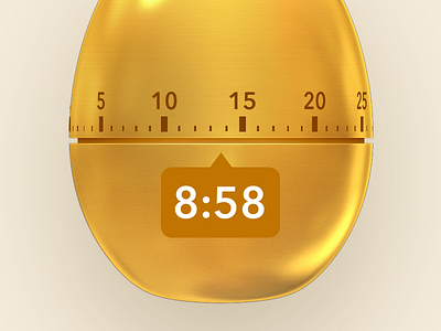 Golden Egg Timer egg gold timer