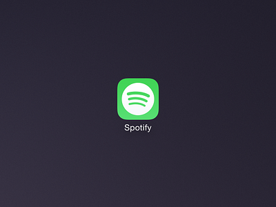 Spotify Inverted iOS Icon