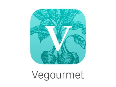 Vegourmet App Icon app beet icon