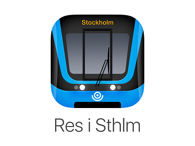Res i Sthlm App Icon metro stockholm