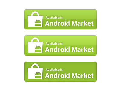 Android Market Button (PSD included)