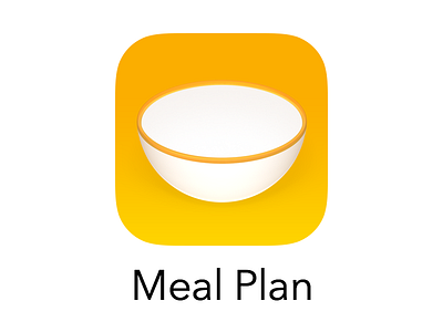 Meal Plan App Icon Redux app icon bowl