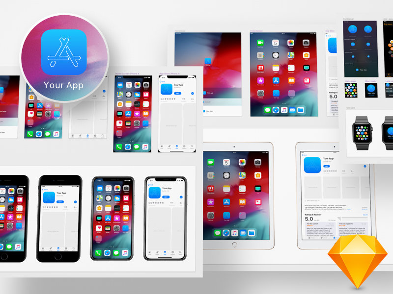 Download iOS 12 App Icon Template by Max Rudberg on Dribbble