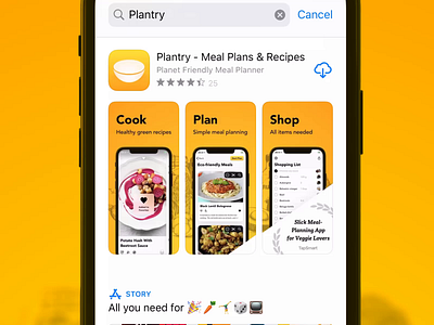 Plantry 3.3 App Store Screenshots app store branding ios marketing