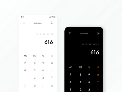 Calculator Daily Ui