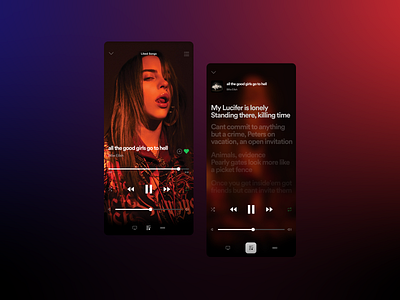 Spotify Player Design design media media player player redesign spotify spotify cover ui uidesign uiux ux