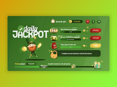 Slots Game For Mobile UX UI Design