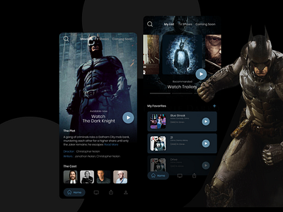 Movies & TV Shows App For Mobie UI