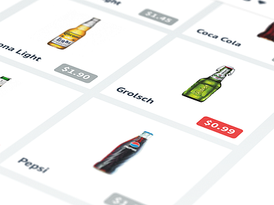 Drinks category drinks flat ui ios price products