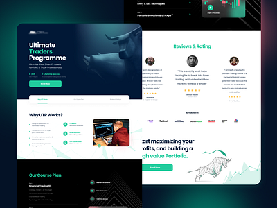 Trading Course Landing Page