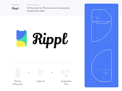 Rippl Logo Design brand design branding composition golden ratio graphic design identity identity design logo logo design