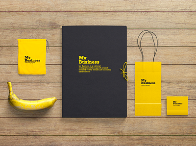 My business banana beauty business design digital fashion national project notebook project style the black wood yellow