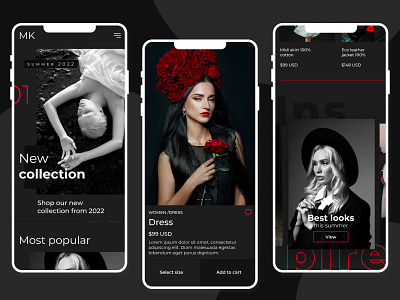 Fashion Ecommerce App / Marketplace App 3d android app branding design ecommerce graphic design illustration ios marketplace mobile app ui ux