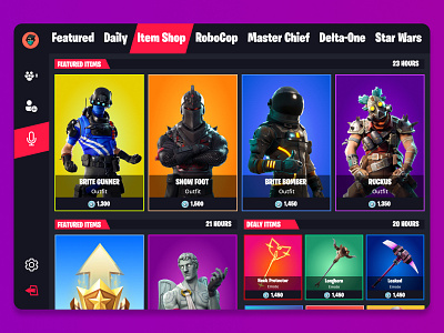 Fortnite App / Game Website / Gaming 3d app branding design game gaming graphic design illustration logo ui ux vector