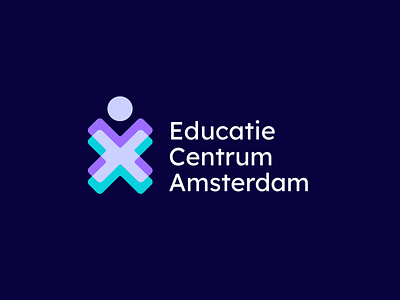Educatie Centrum Amsterdam Logo branding design illustration logo minimal portfolio portfolio design ui vector