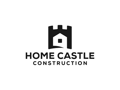 Home Castel Construction branding design logo
