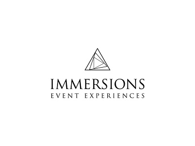 IMMERSIONS banner design branding business card graphic design illustration logo ui ux vector