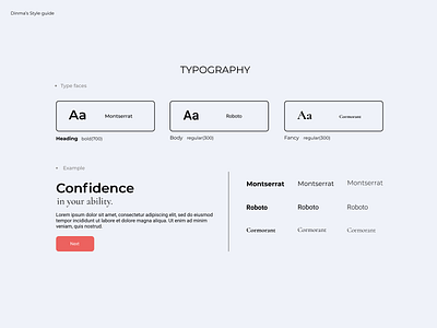 Chukwudinma's Style Guide branding font style guide text typography ui ux
