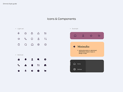 Chukwudinma's Style Guide components icon icons nav navbar style guide ui