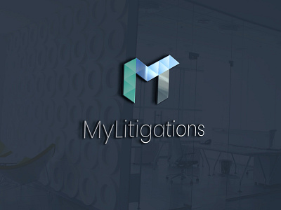 Brand Identity designed for MyLitigation branding illustration logo vector
