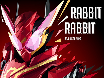 Kamen Rider Build Rabbit & Rabbit Low Poly