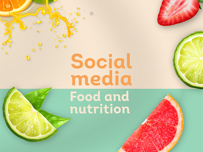 Food Nutrition social media design