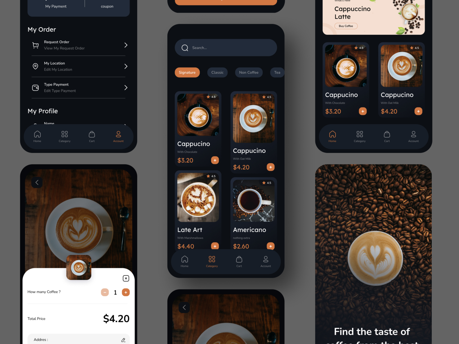 Cofshop - Mobile apps coffee by Iqbal Surya on Dribbble