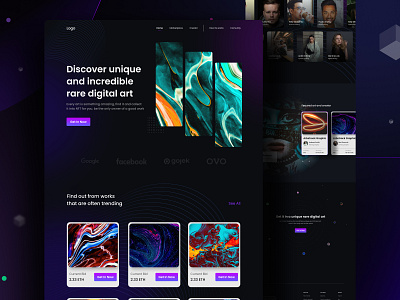 NFT - UI Website design Template