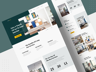 DesigInterior - interior agency website design