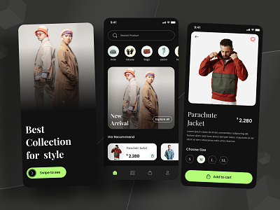 #Exploration - Fashion Mobile App android app apparel brand branding clean clothing design ecommerce fashion minimalist mobile mobile app mobile design outfit shirt typography ui ui design ux